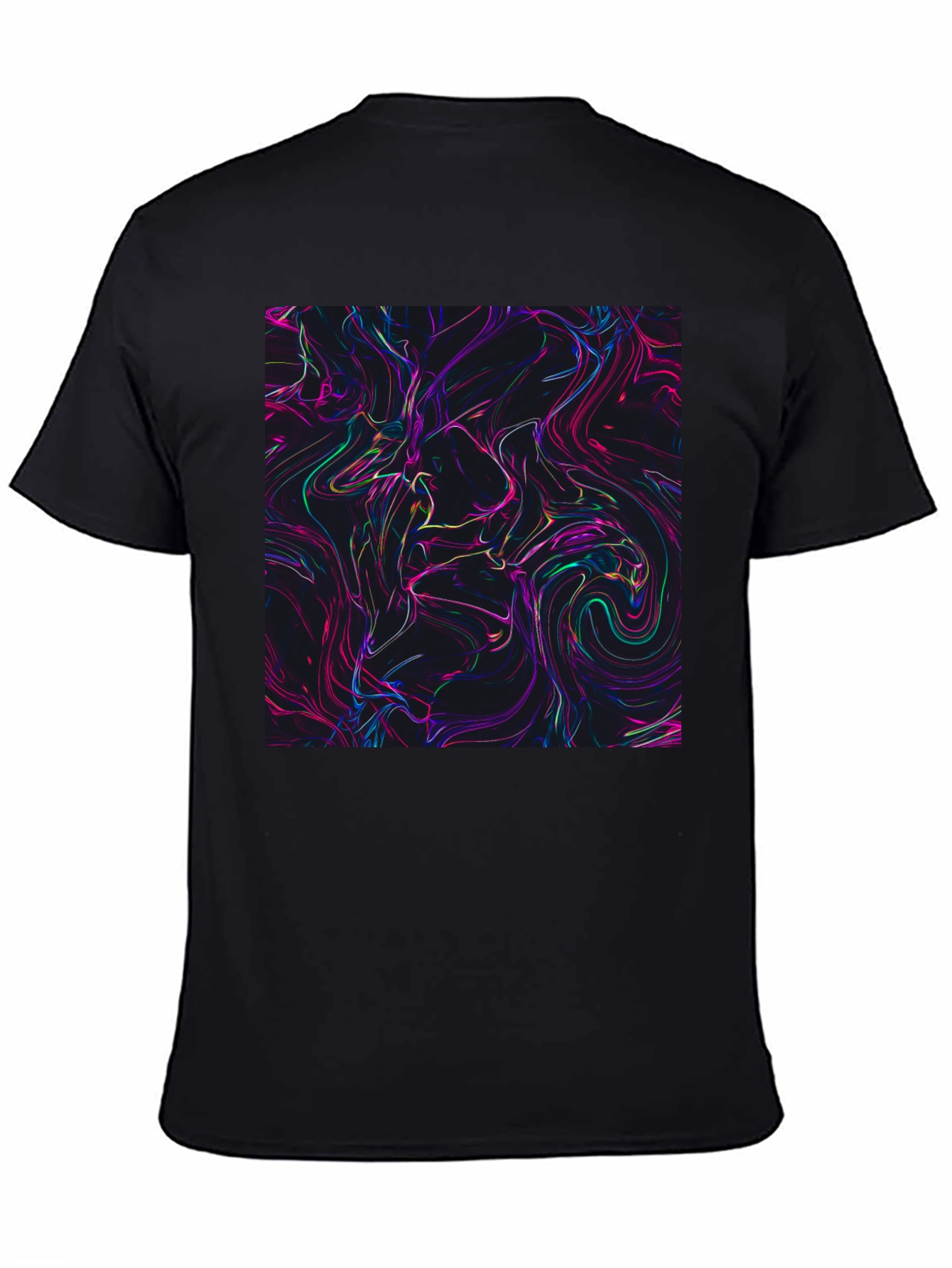 Abstract Swirl Graphic Tee