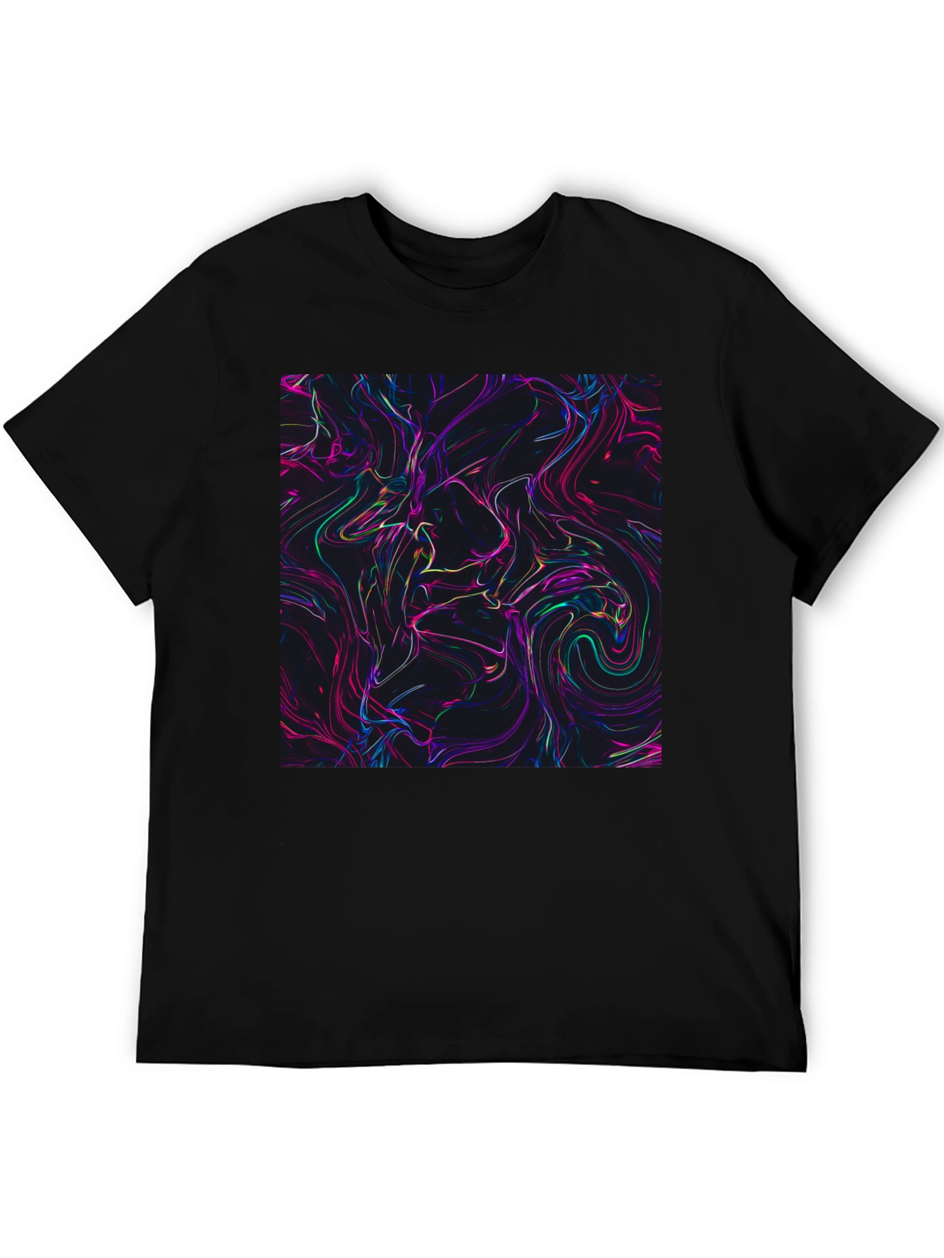 Abstract Swirl Graphic Tee
