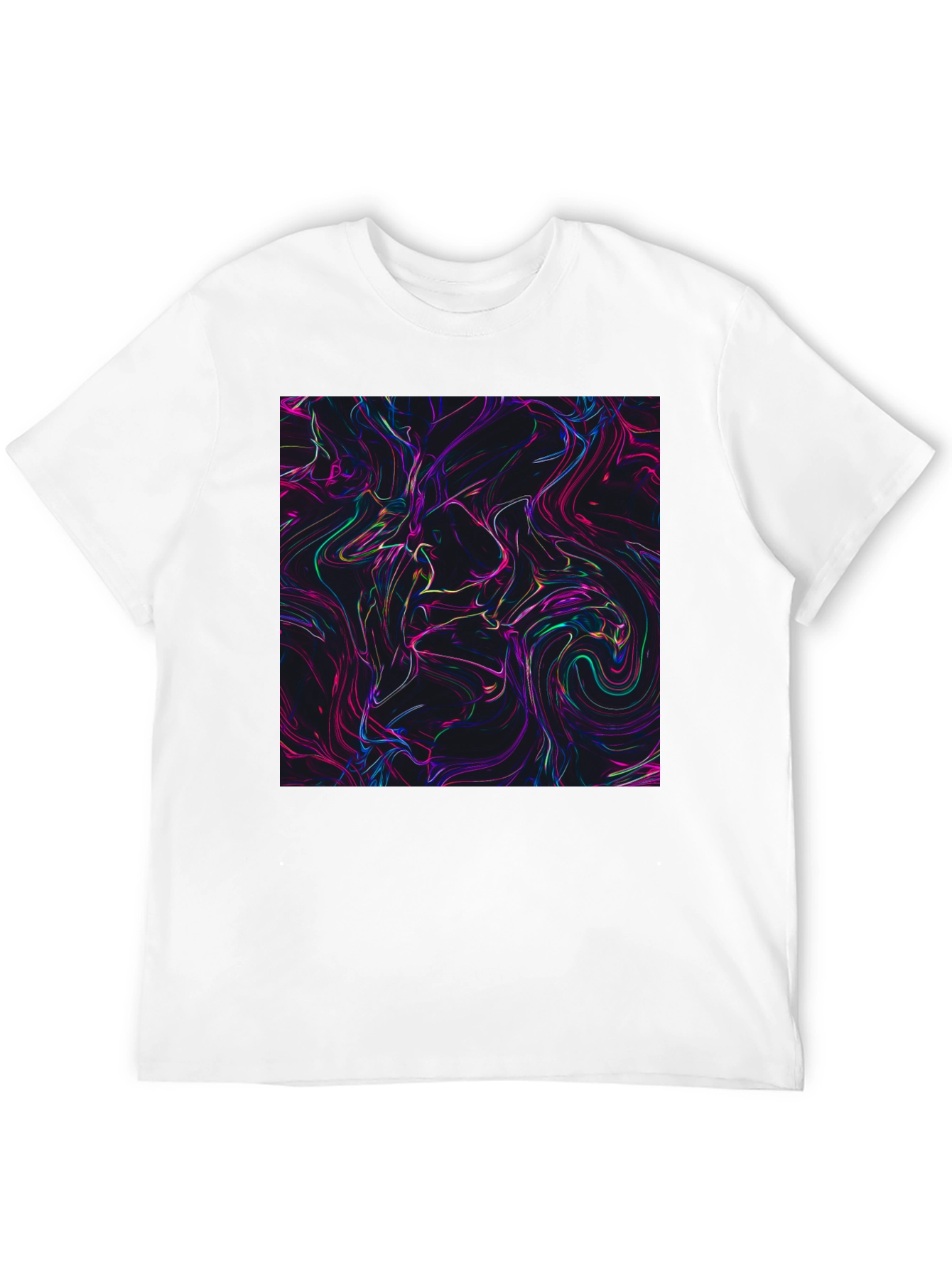 Abstract Swirl Graphic Tee