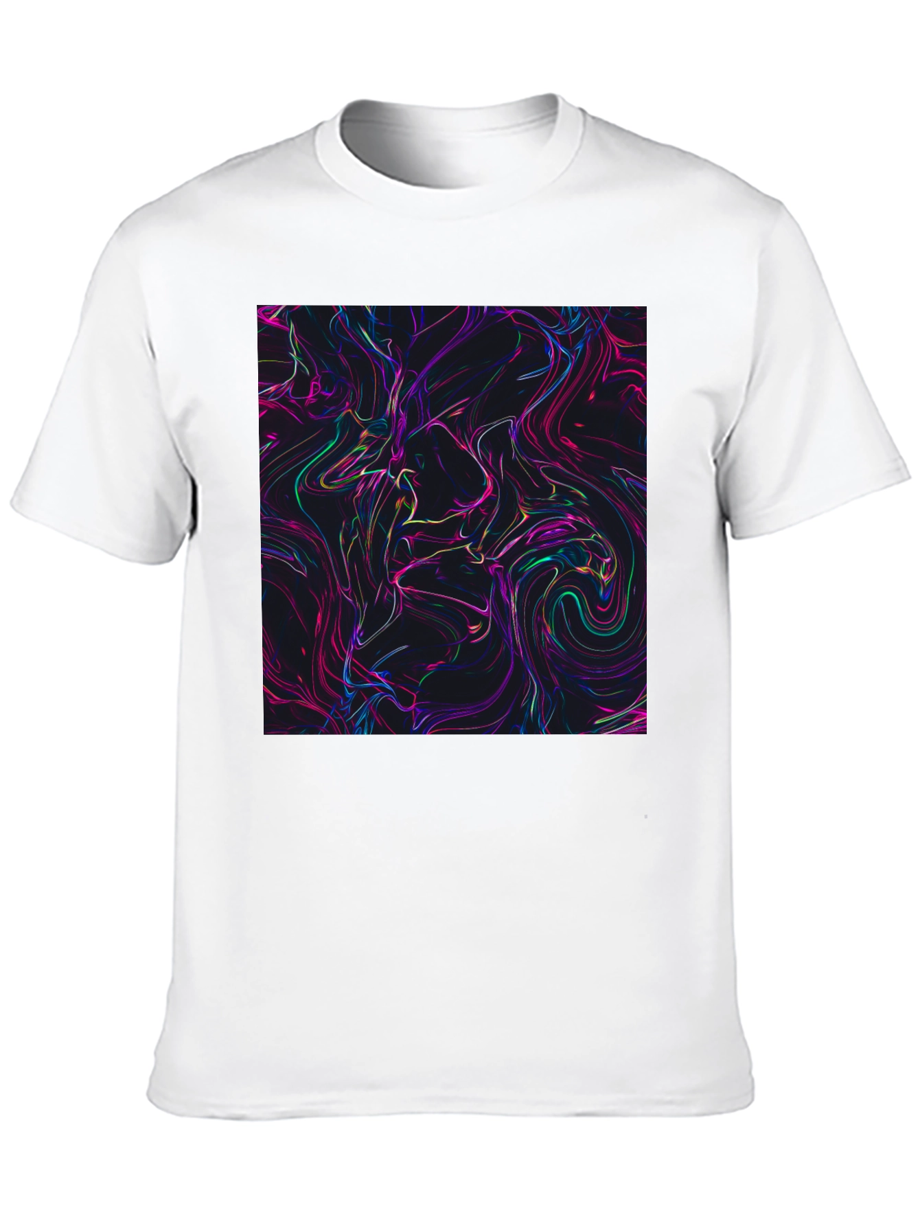 Abstract Swirl Graphic Tee