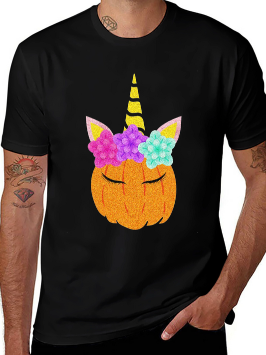 Unicorn Pumpkin Halloween T-Shirt