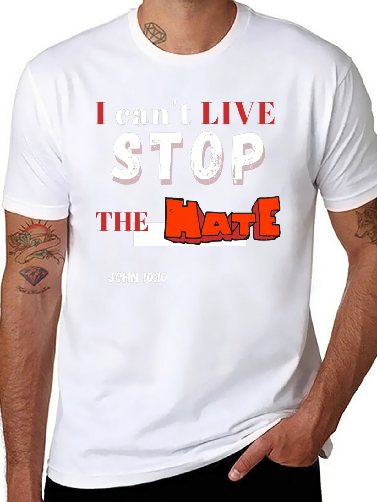 Stop the Hate Graphic Tee