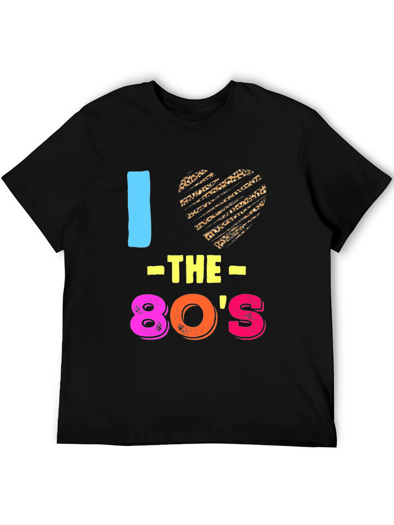 I Love the 80s Retro Style Graphic Tee