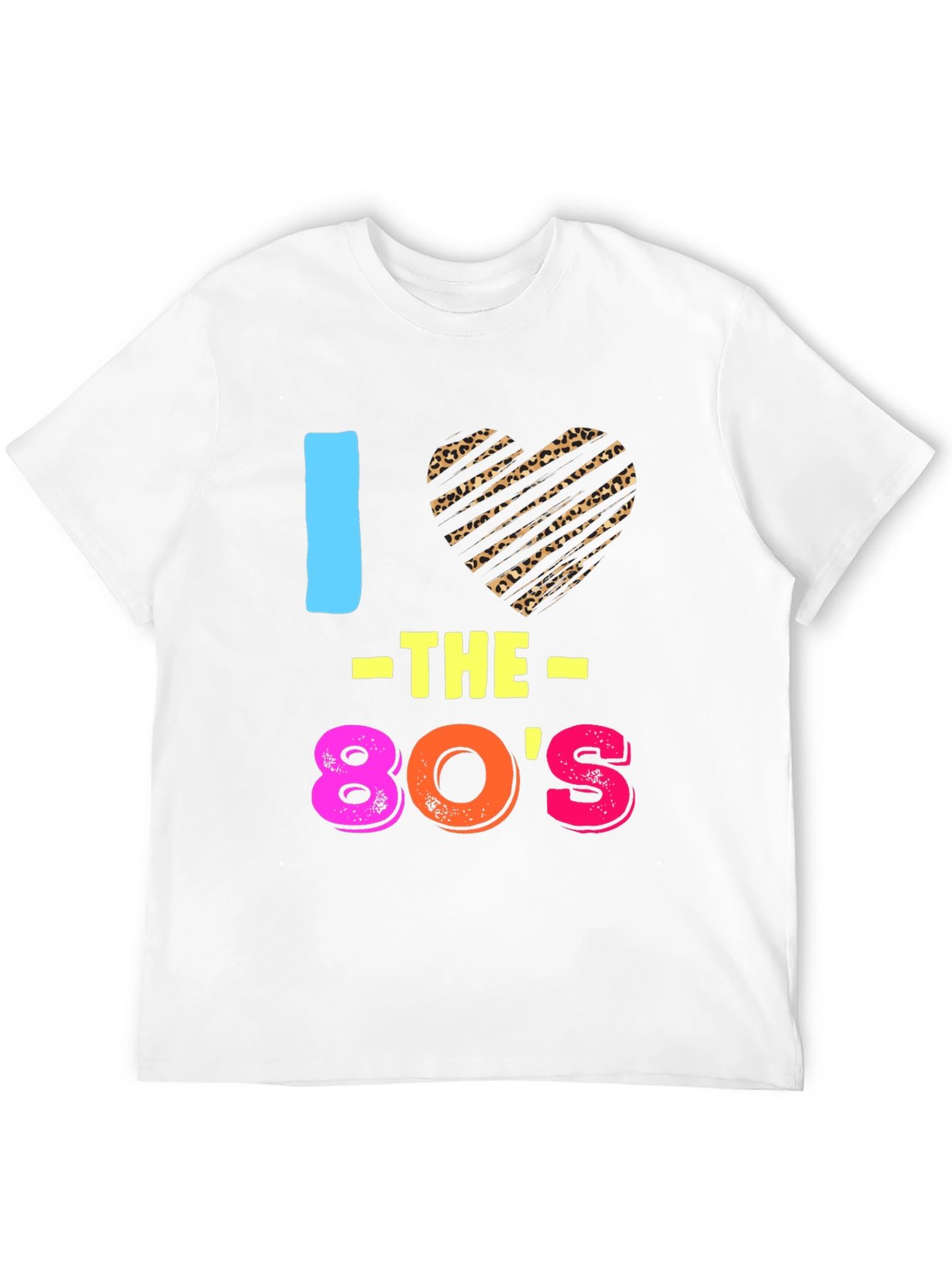 I Love the 80s Retro Style Graphic Tee