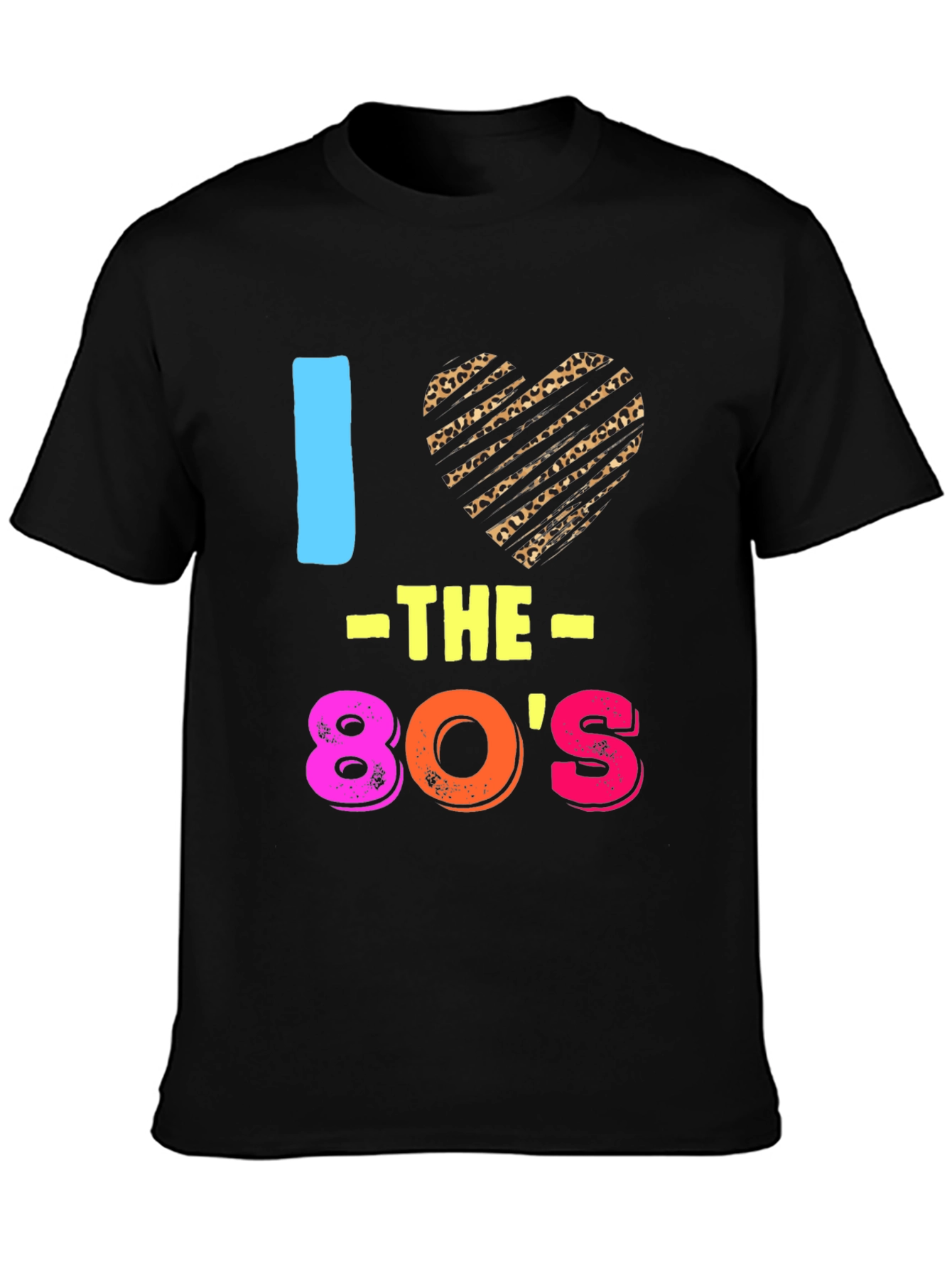 I Love the 80s Retro Style Graphic Tee