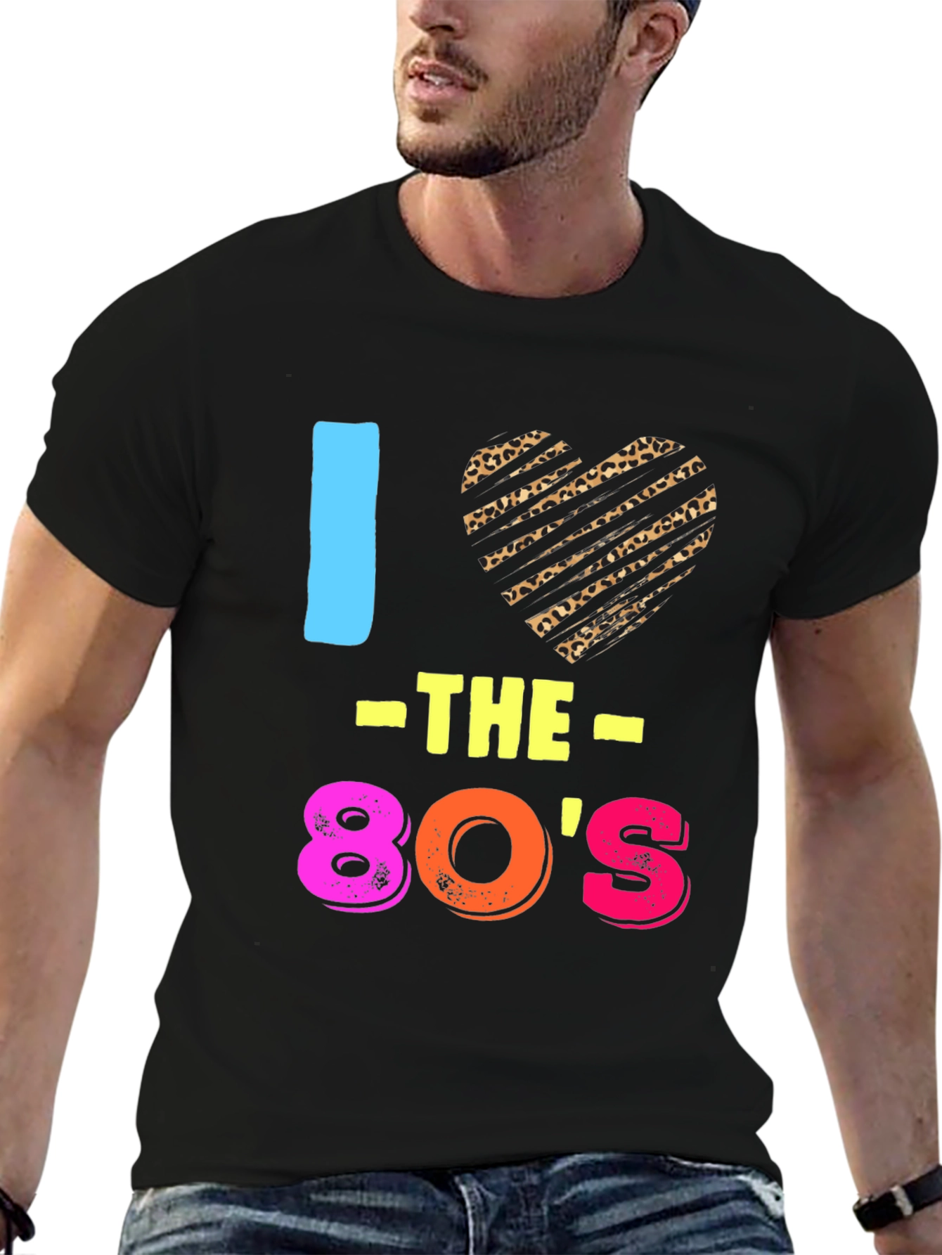 I Love the 80s Retro Style Graphic Tee