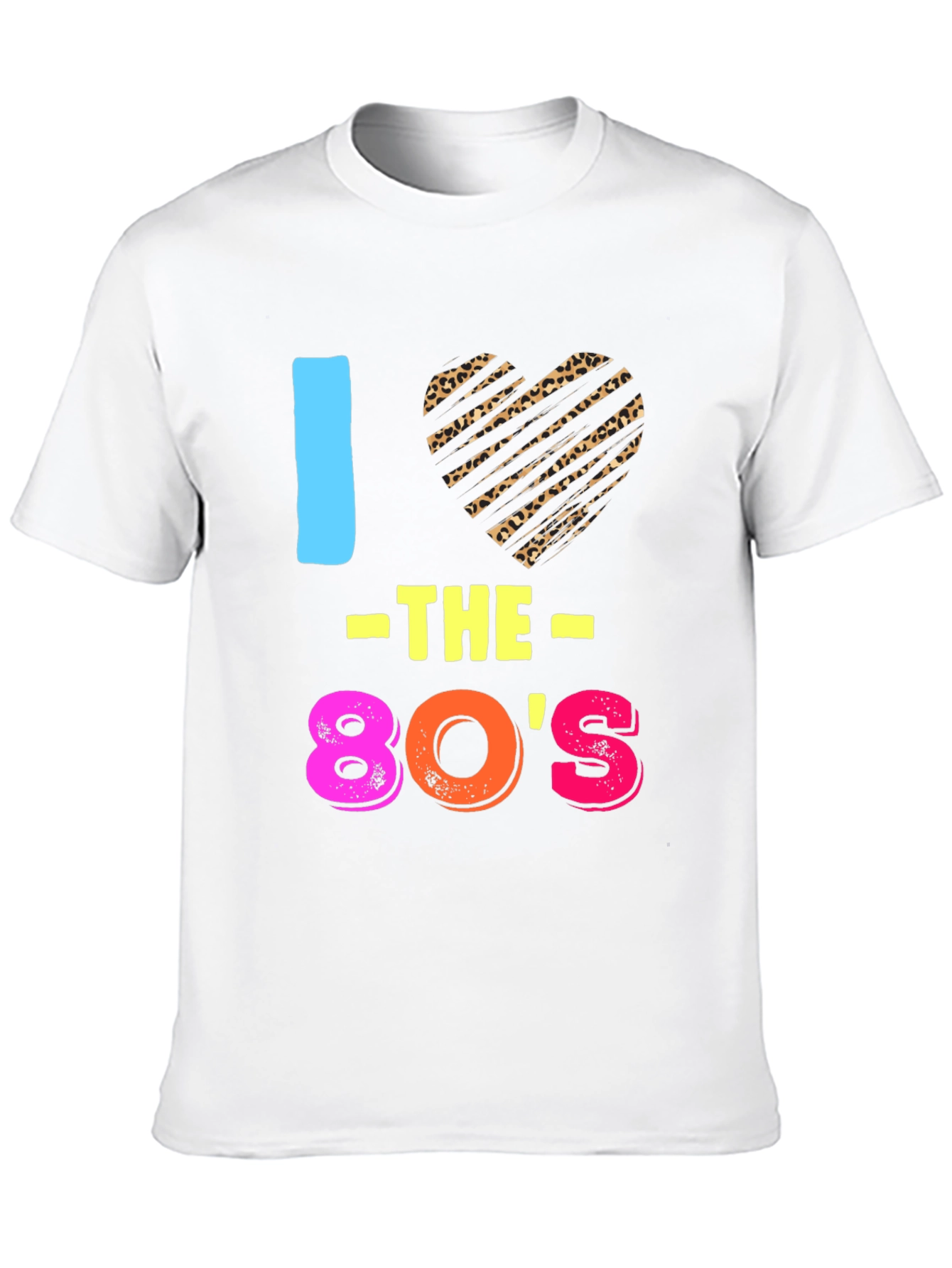 I Love the 80s Retro Style Graphic Tee