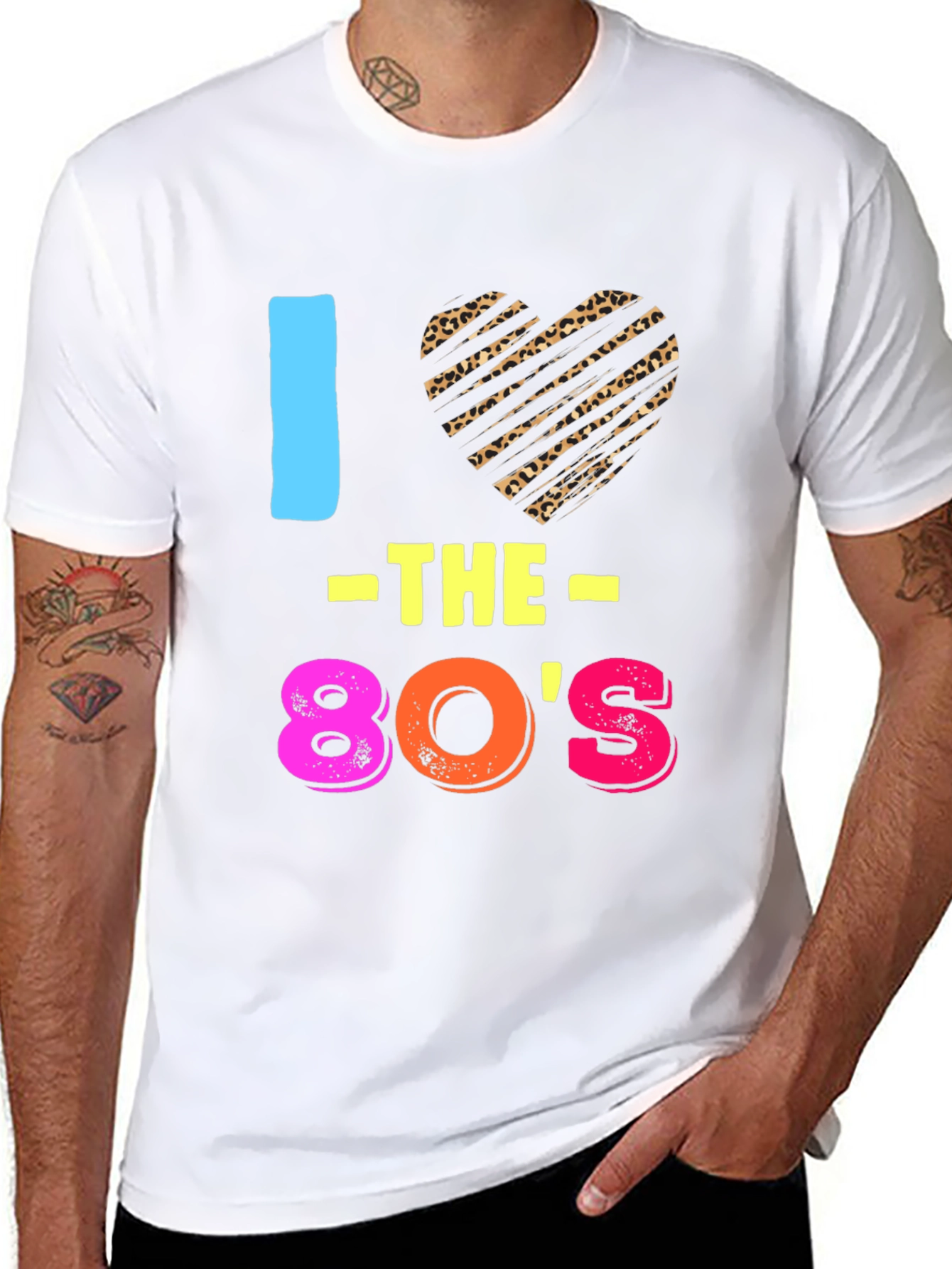 I Love the 80s Retro Style Graphic Tee