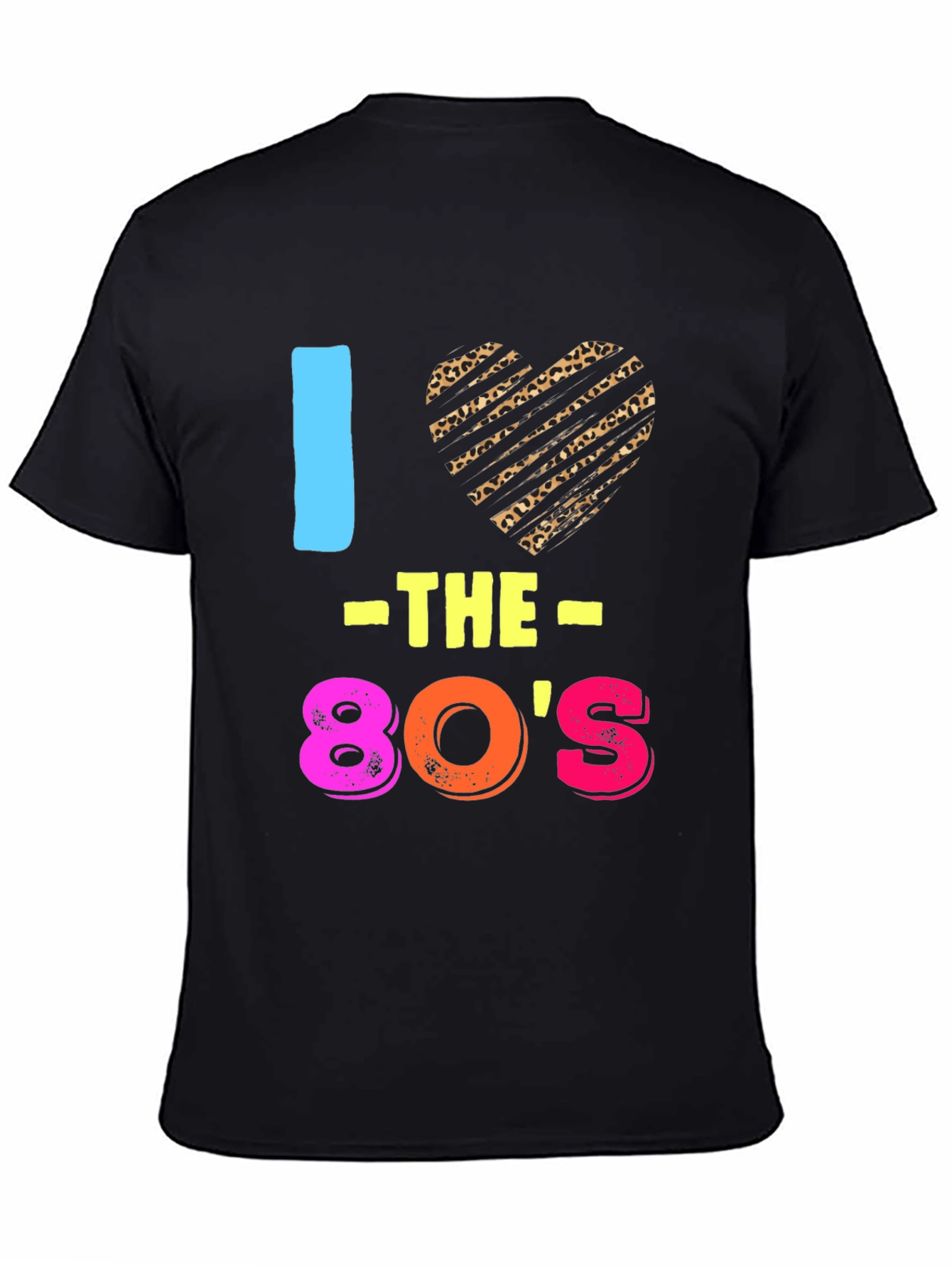 I Love the 80s Retro Style Graphic Tee
