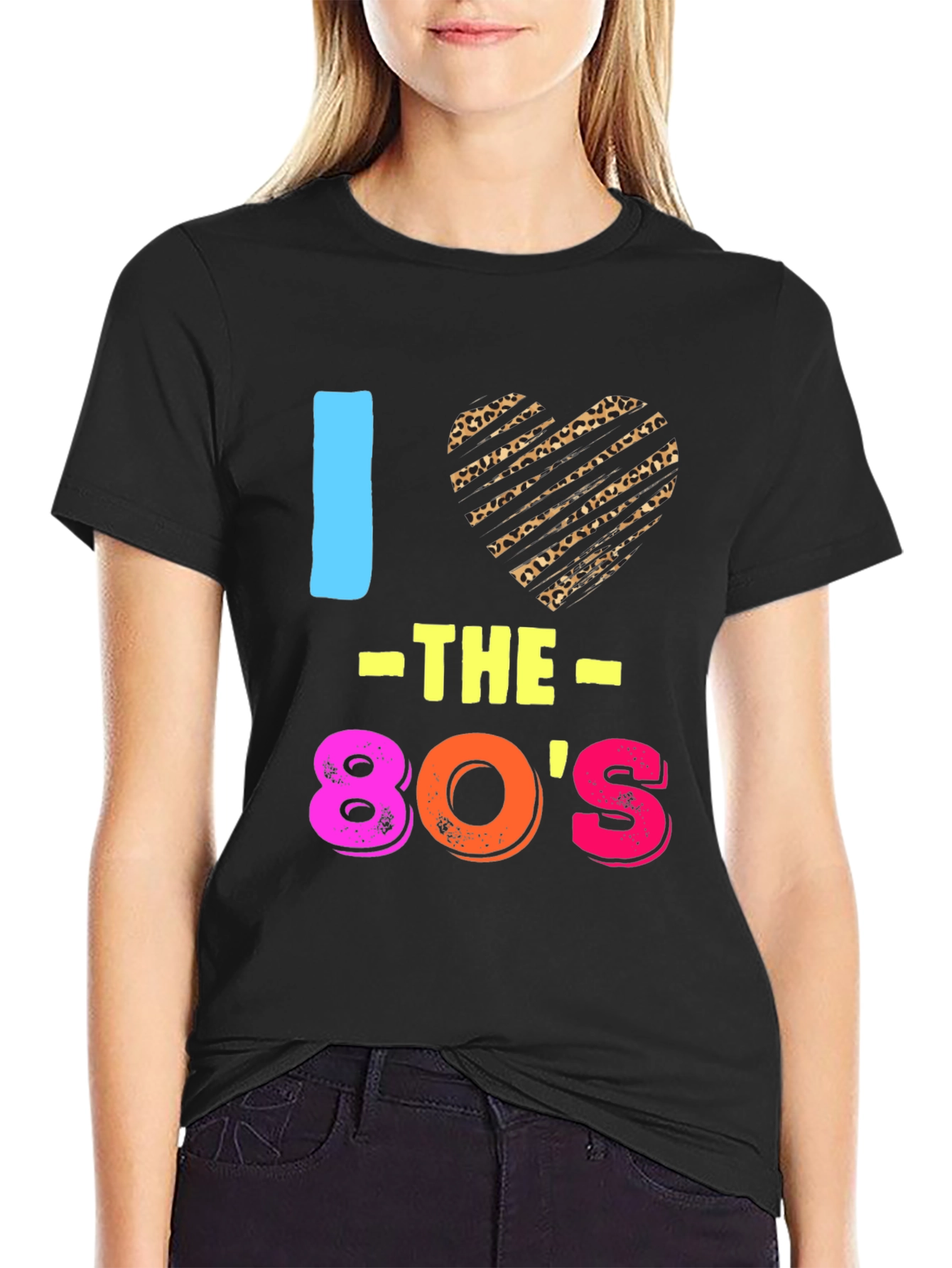 I Love the 80s Retro Style Graphic Tee