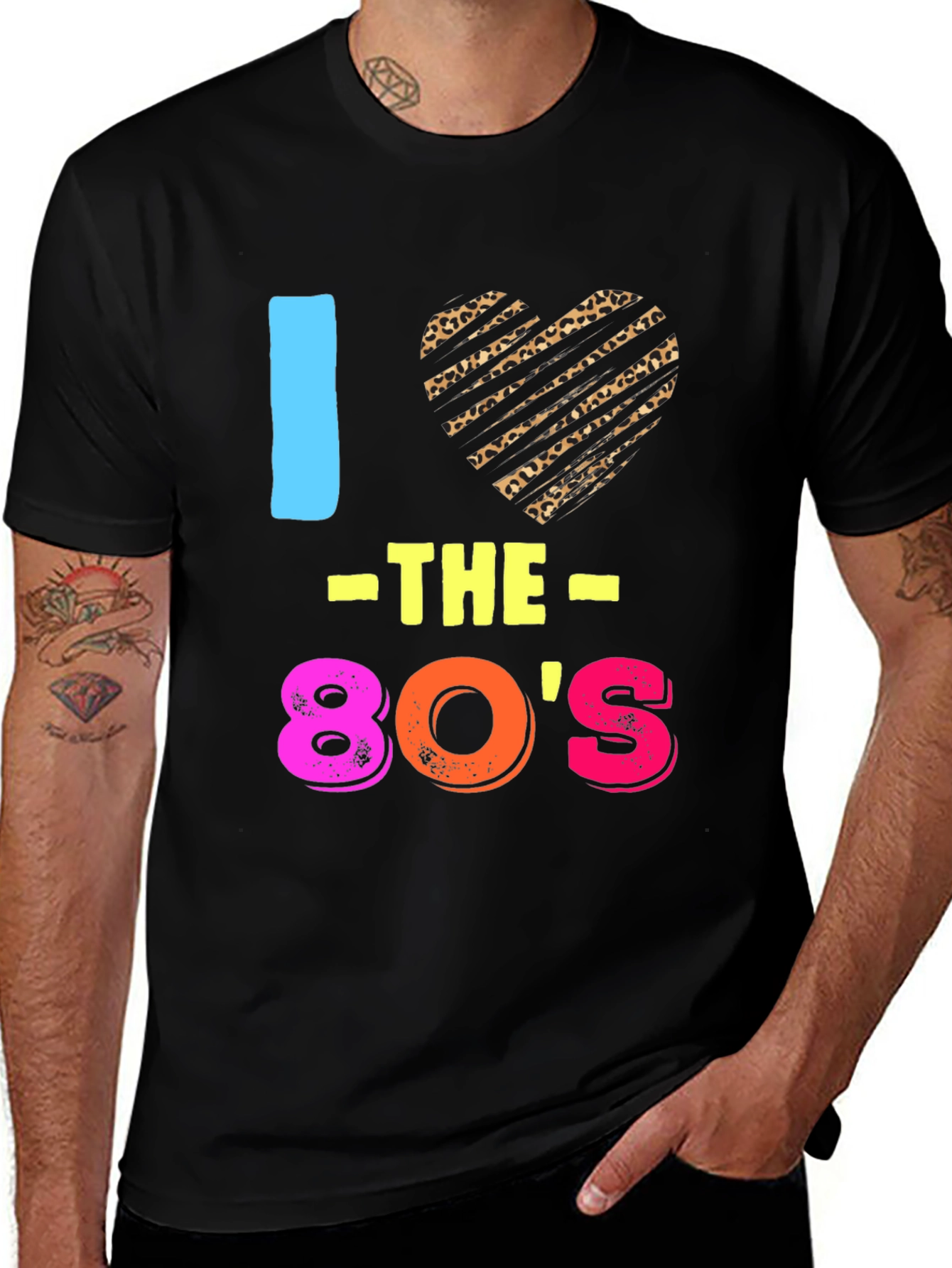 I Love the 80s Retro Style Graphic Tee