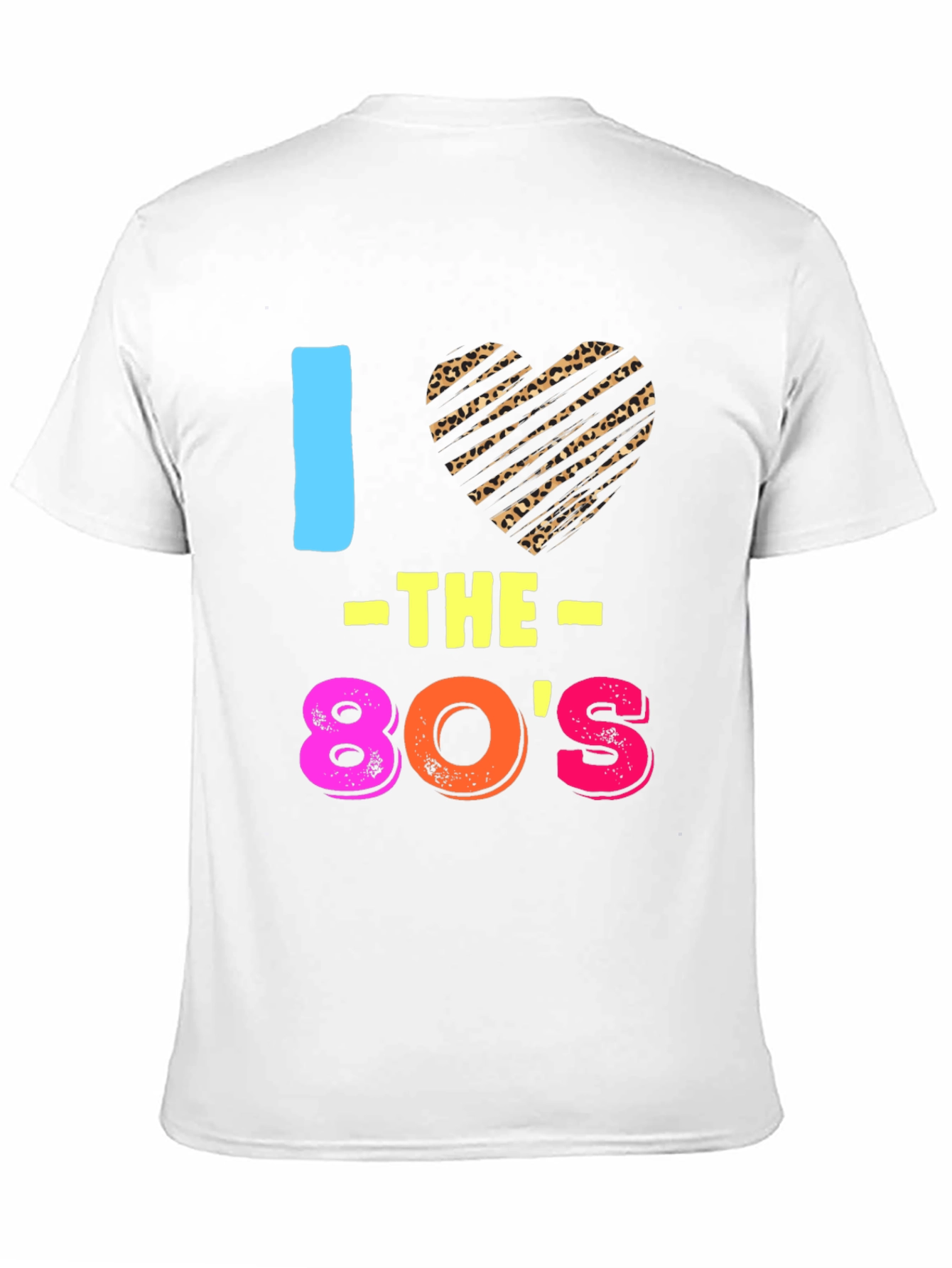 I Love the 80s Retro Style Graphic Tee