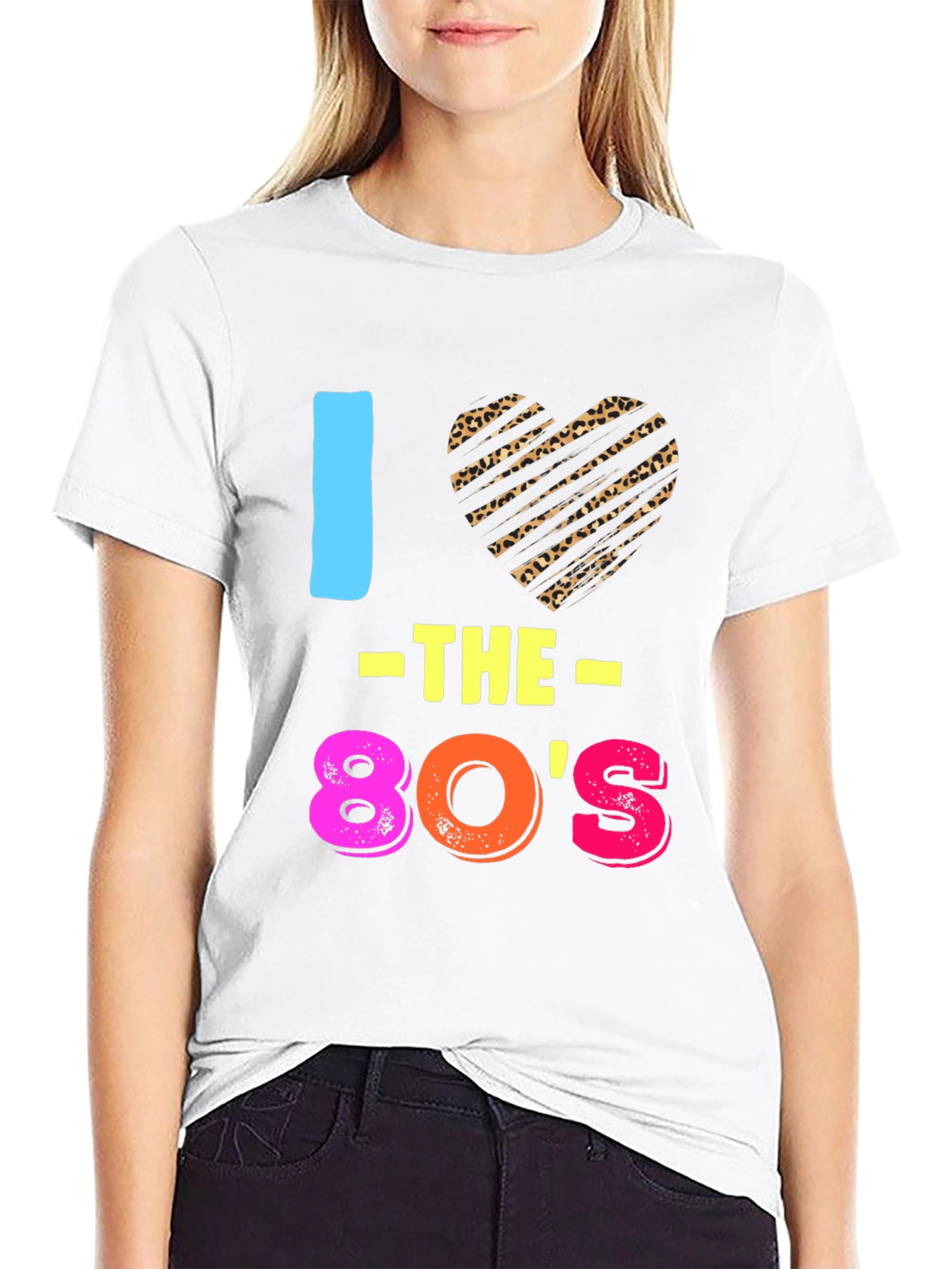 I Love the 80s Retro Style Graphic Tee