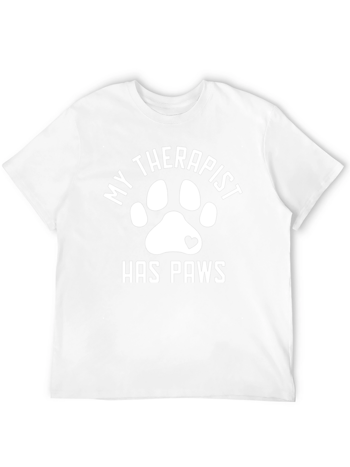 My Therapist Has Paws T-Shirt - Dog Lover Tee