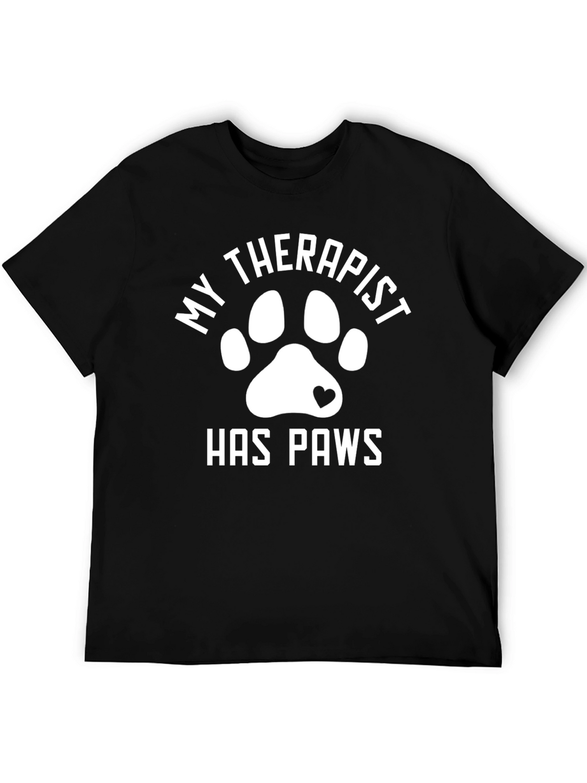 My Therapist Has Paws T-Shirt - Dog Lover Tee