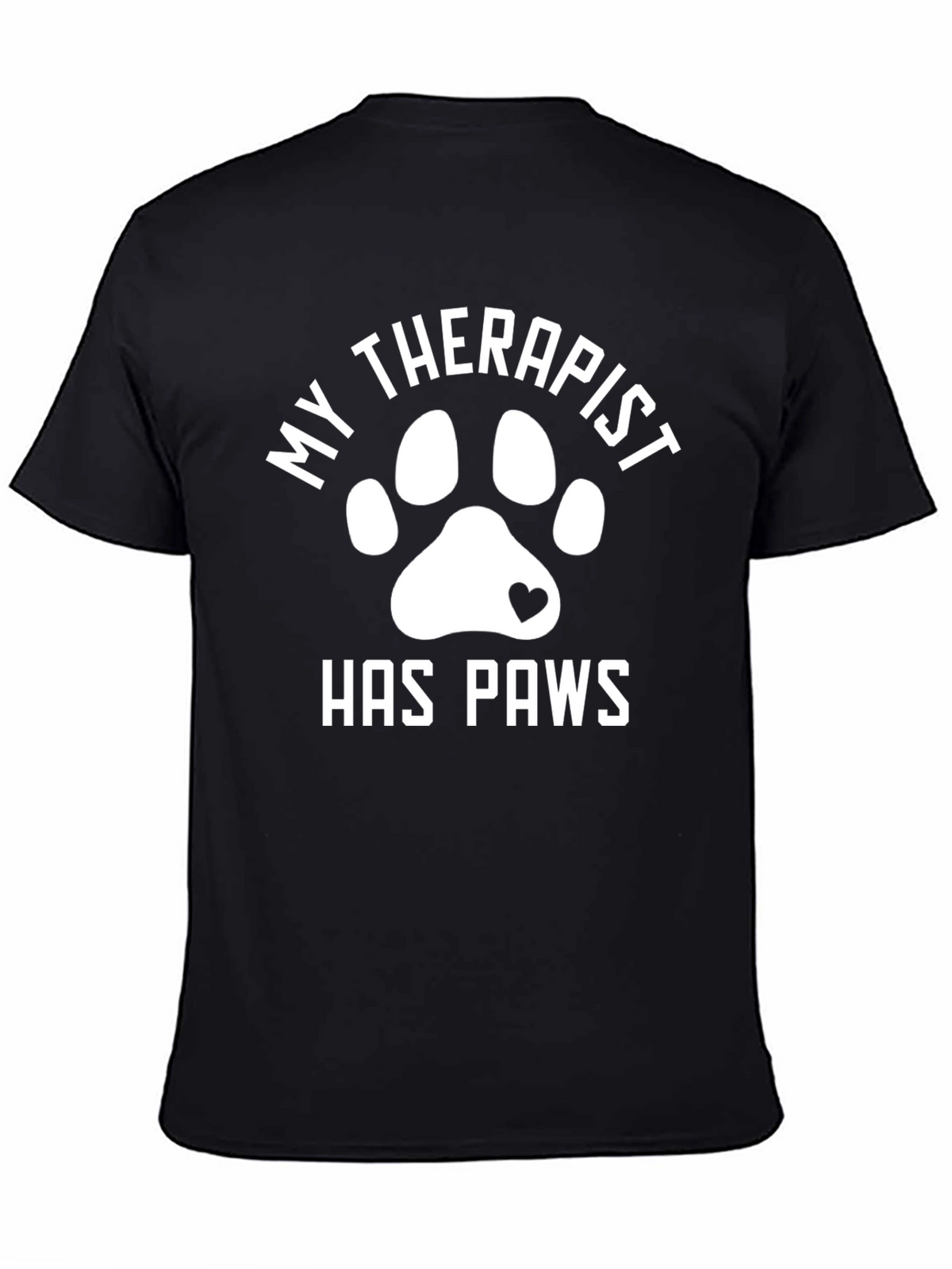 My Therapist Has Paws T-Shirt - Dog Lover Tee