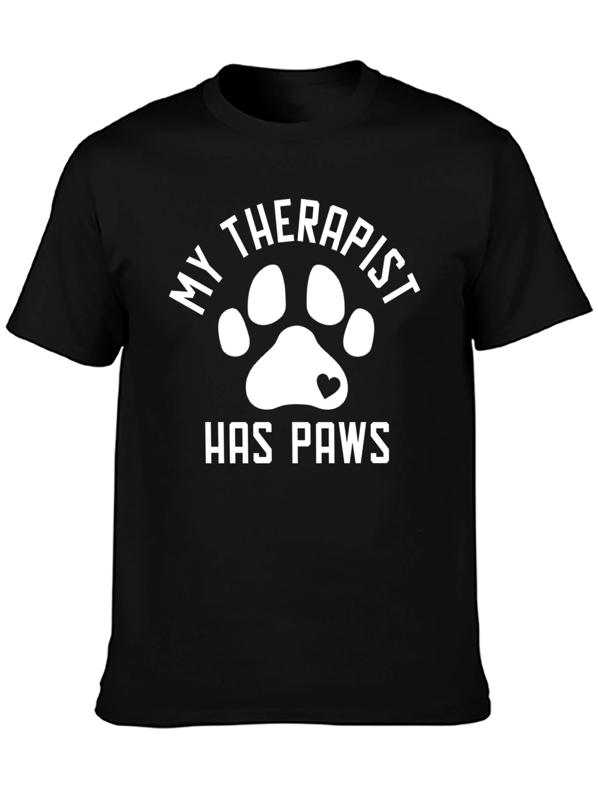 My Therapist Has Paws T-Shirt - Dog Lover Tee