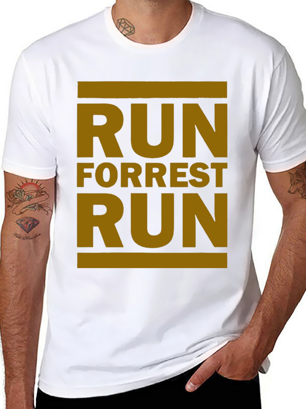 Run Forrest Run T-Shirt - Iconic Movie Tee