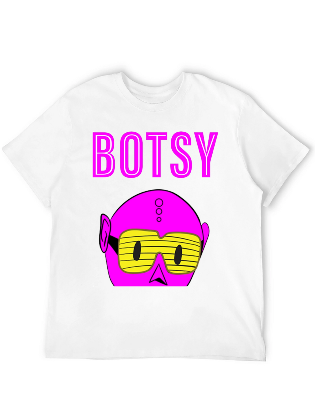 Botsy Graphic Tee - Retro Robot Design