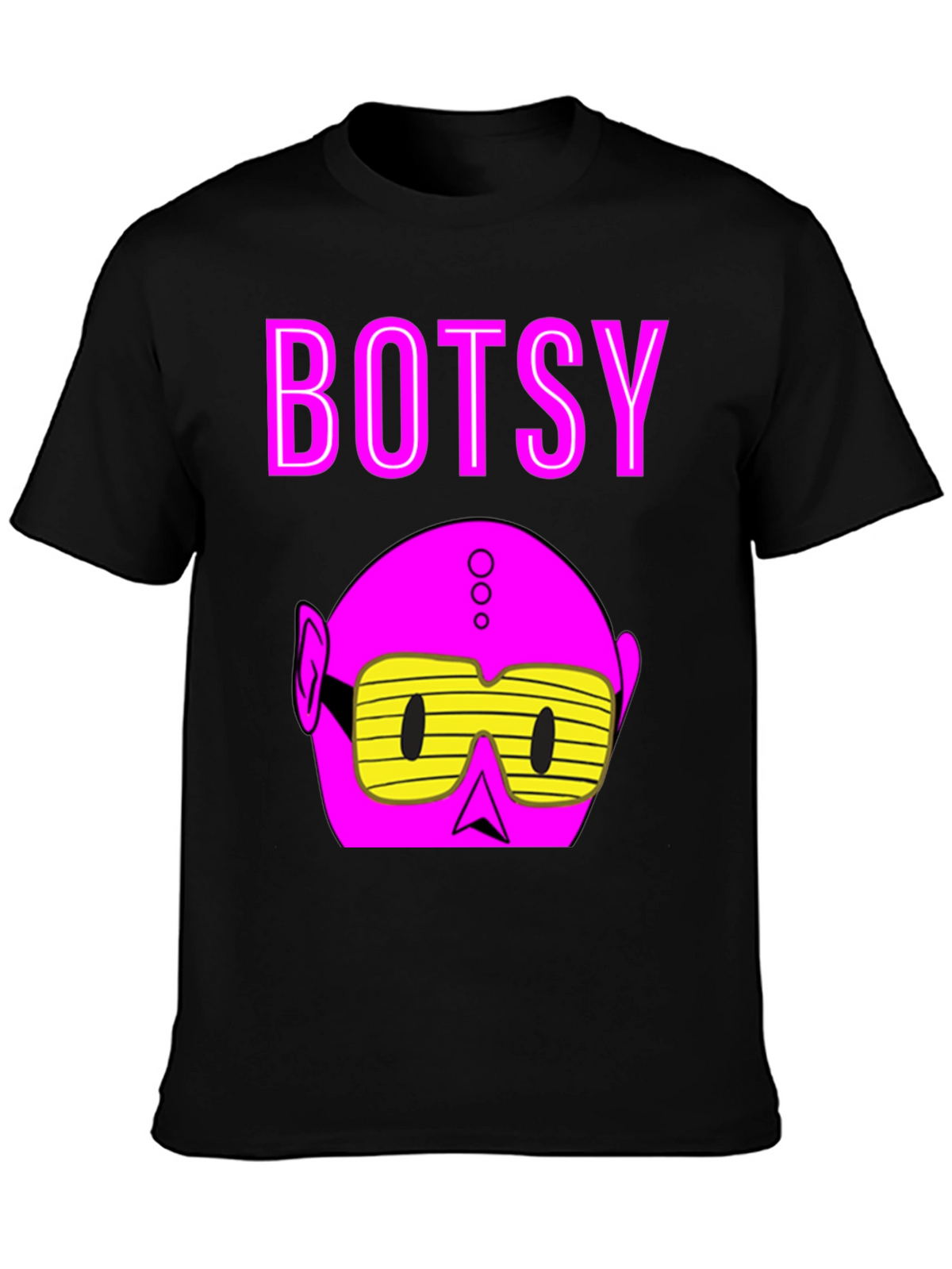 Botsy Graphic Tee - Retro Robot Design