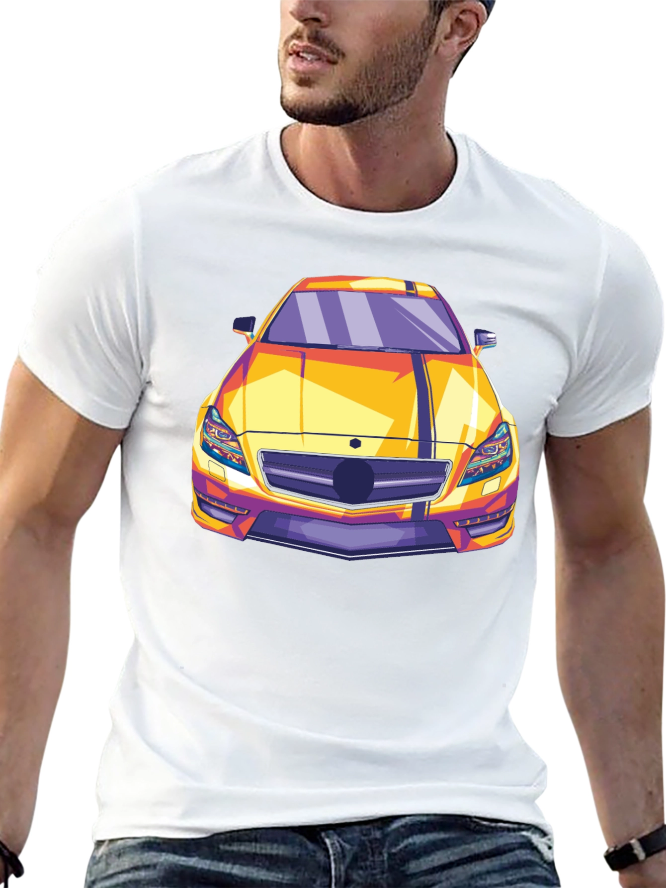 Car Graphic T-Shirt - Stylish Automotive Design