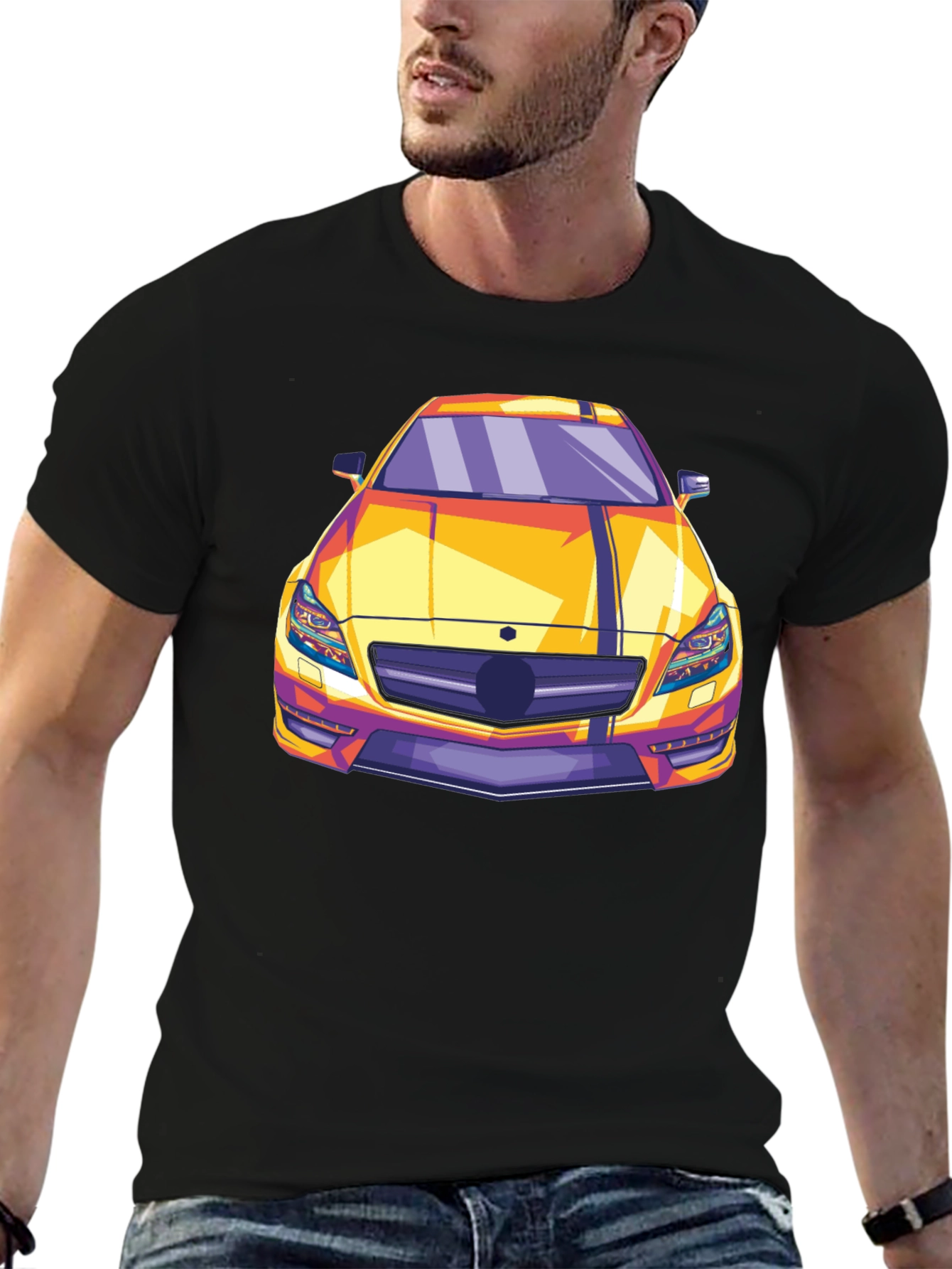 Car Graphic T-Shirt - Stylish Automotive Design