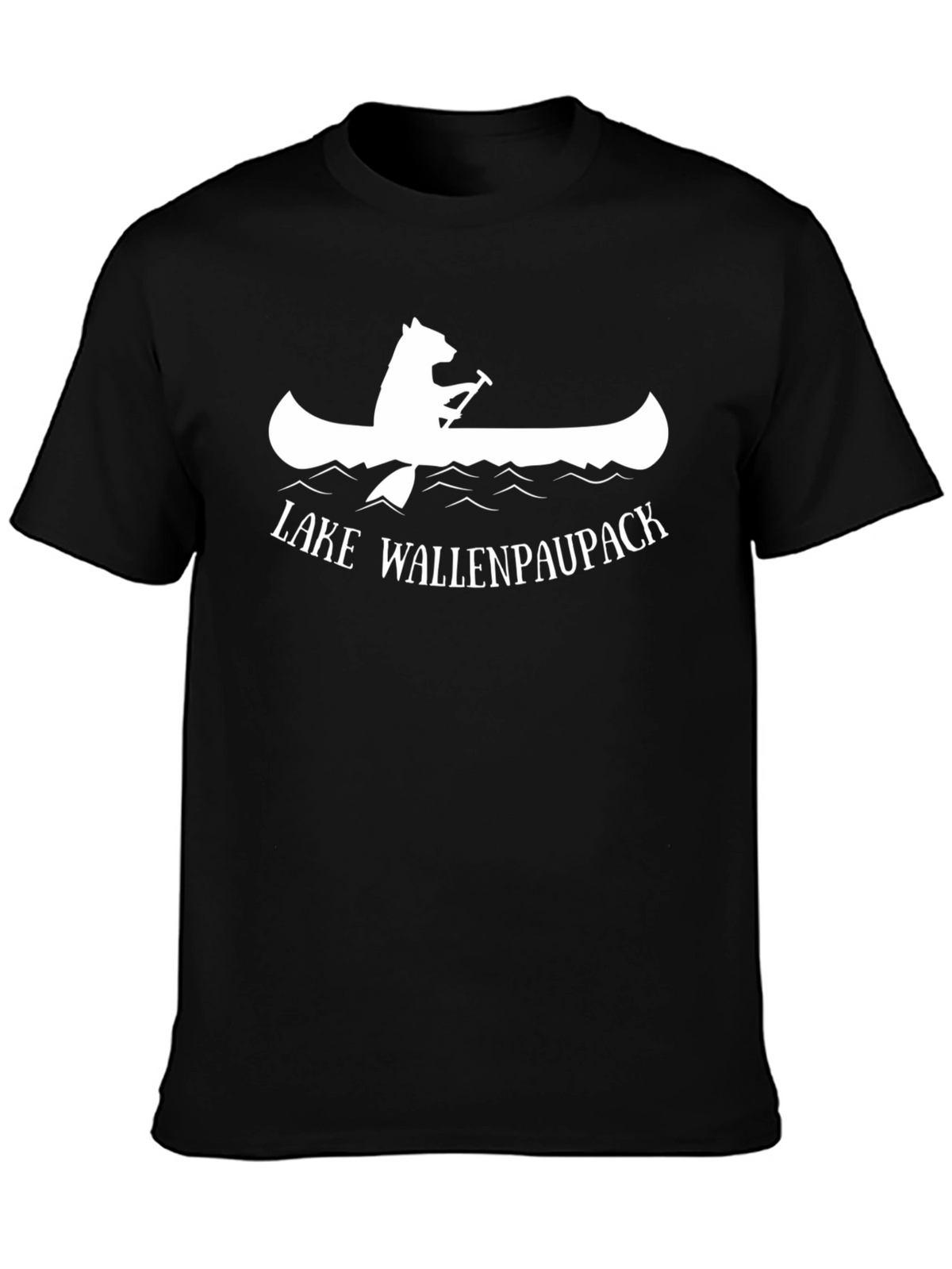 Lake Wallenpaupack Canoe Bear T-Shirt