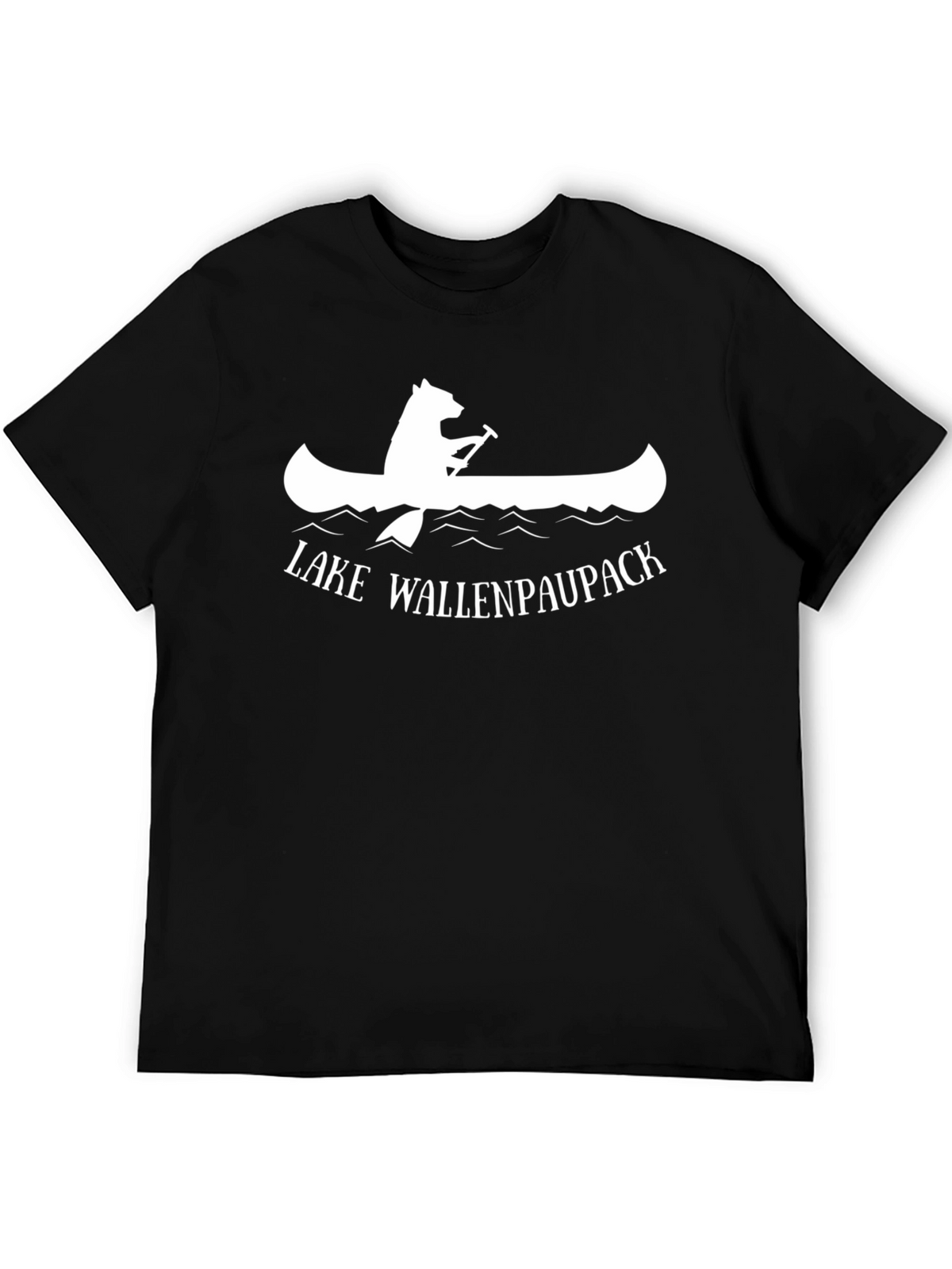 Lake Wallenpaupack Canoe Bear T-Shirt