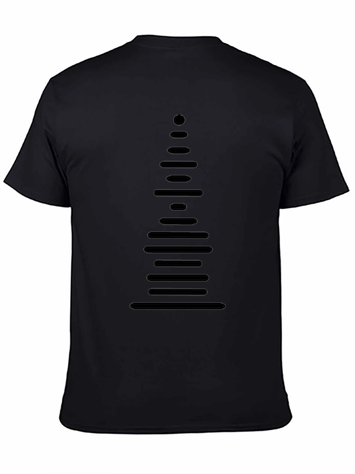 Modern Graphic Tee - Black - Soundwave Design