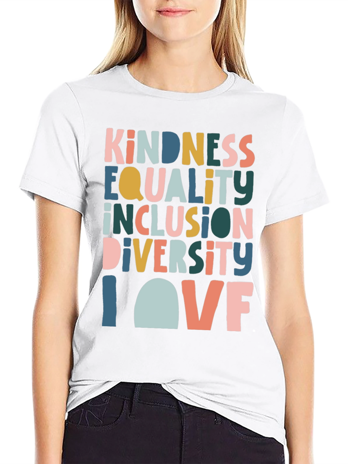Kindness Equality Inclusion Diversity Love T-Shirt
