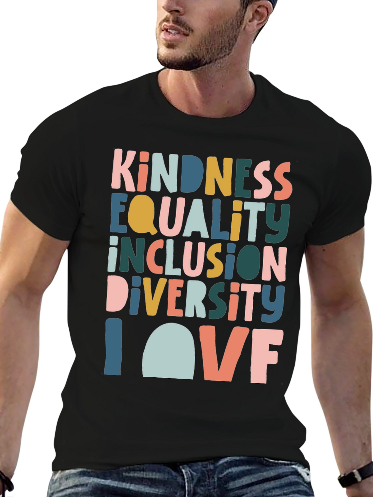 Kindness Equality Inclusion Diversity Love T-Shirt