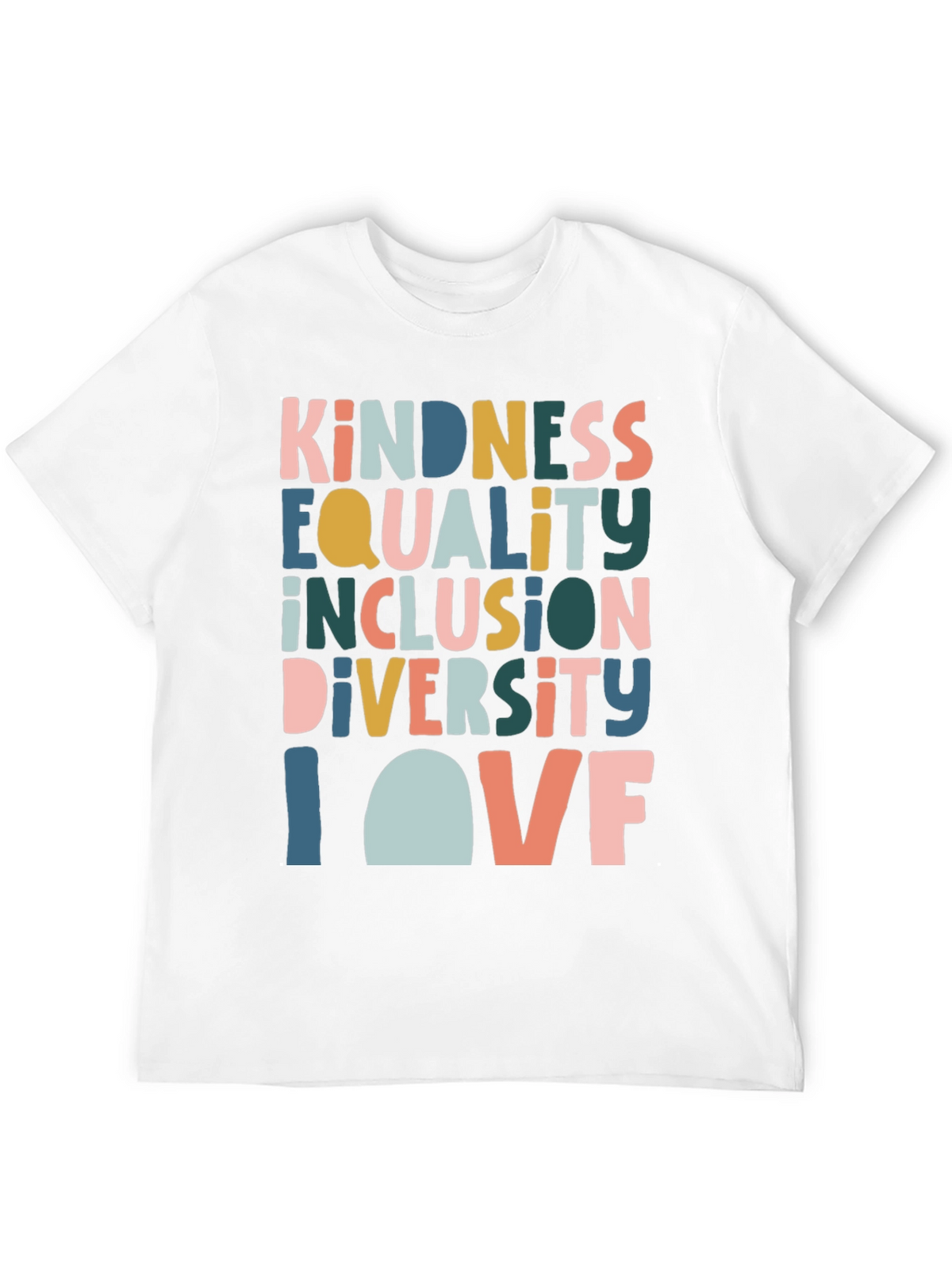 Kindness Equality Inclusion Diversity Love T-Shirt