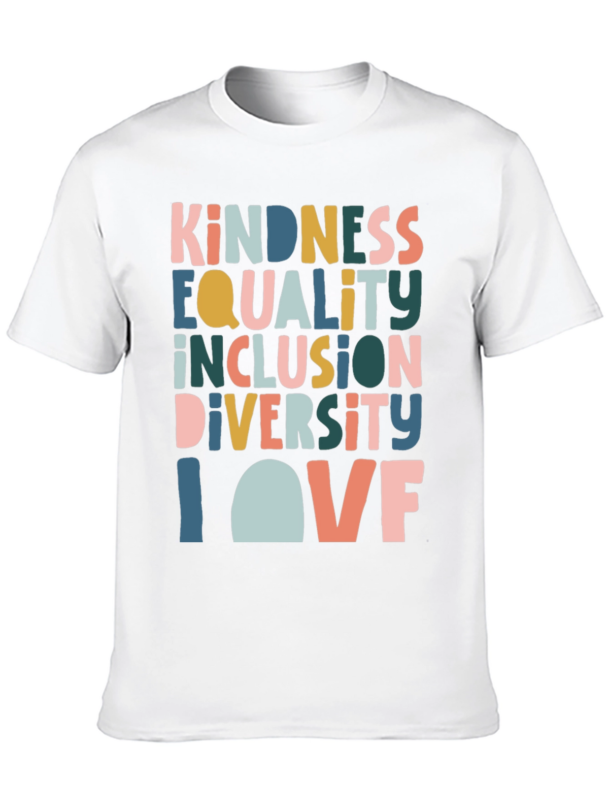 Kindness Equality Inclusion Diversity Love T-Shirt