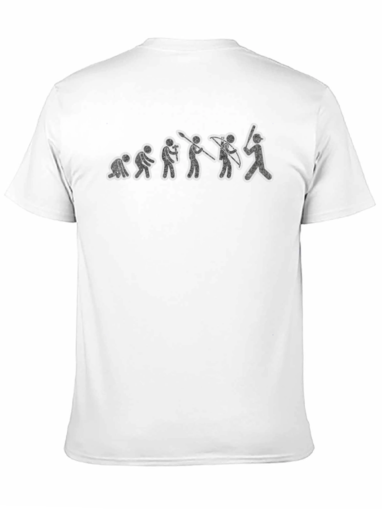 Evolution of Baseball Black T-Shirt