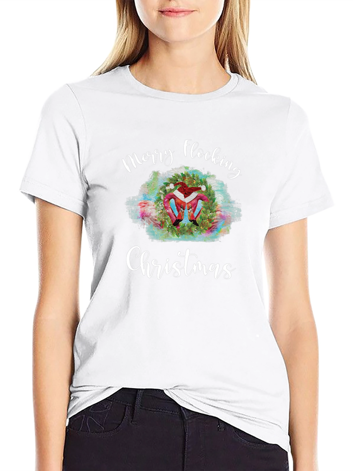 Merry Flocking Christmas T-Shirt