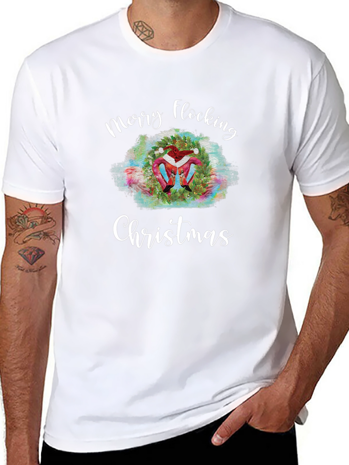 Merry Flocking Christmas T-Shirt