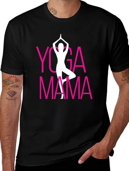 Yoga Mama Graphic Tee - Black