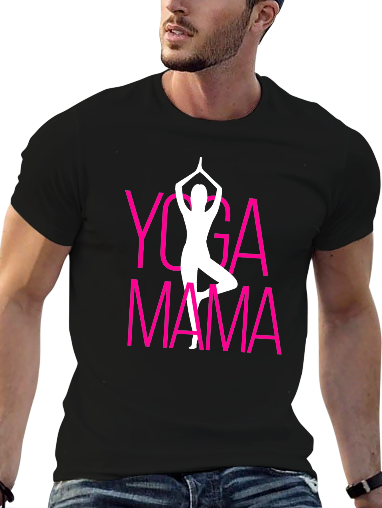 Yoga Mama Graphic Tee - Black