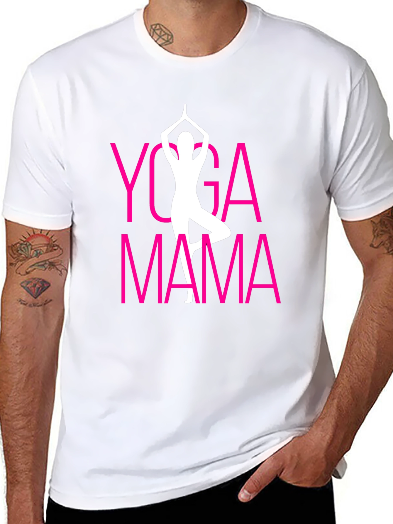 Yoga Mama Graphic Tee - Black