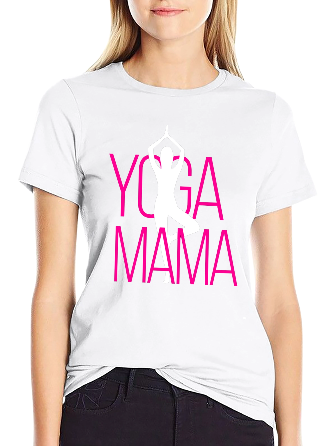 Yoga Mama Graphic Tee - Black