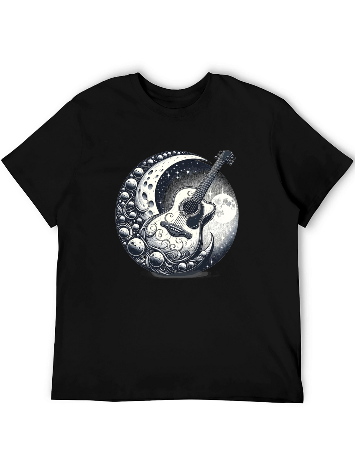 Guitar Moon Graphic Tee