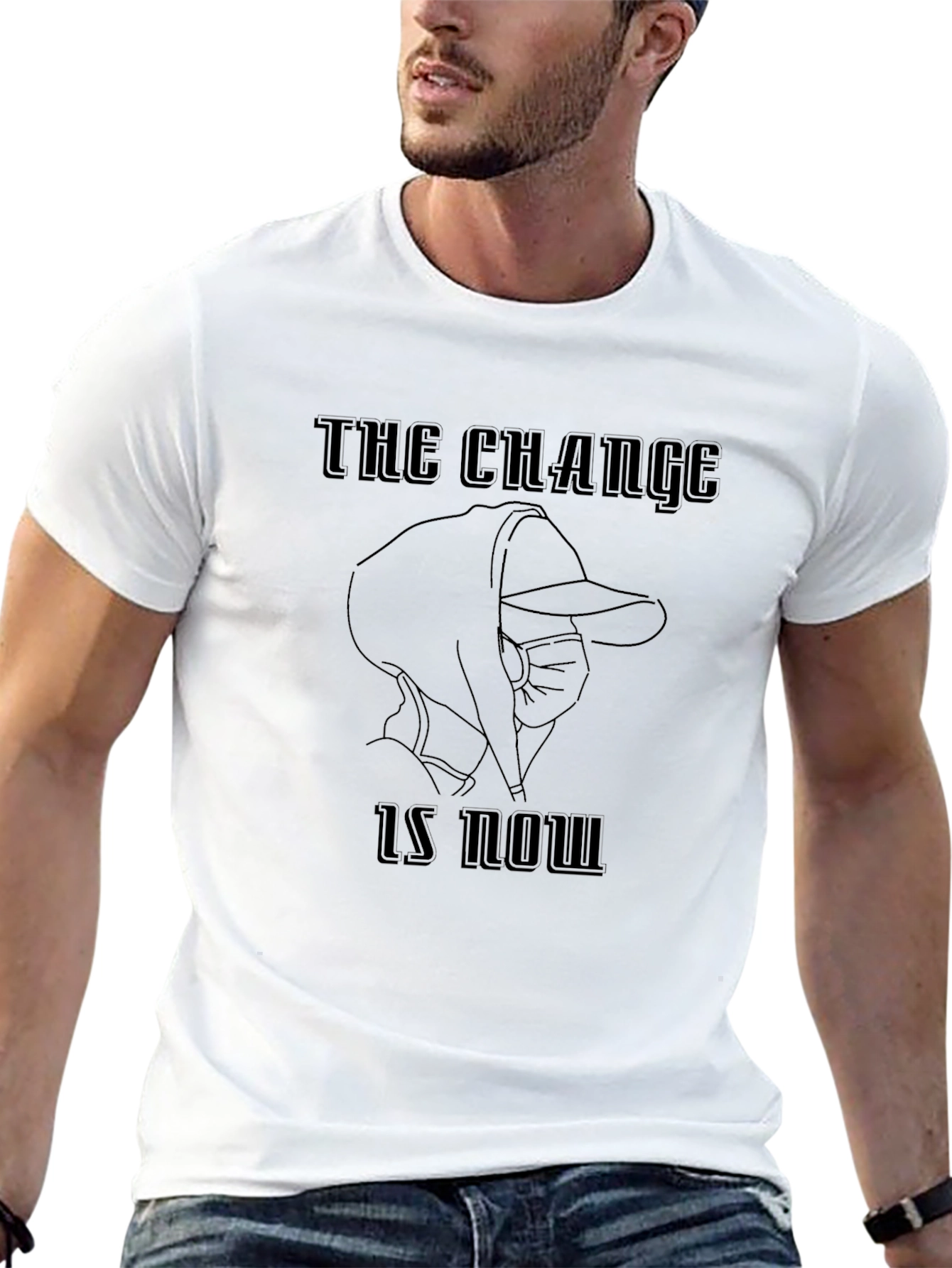 The Change Is Now Black T-Shirt