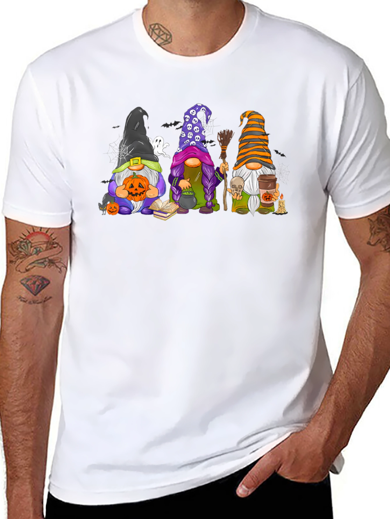 Halloween Gnomes Graphic Tee