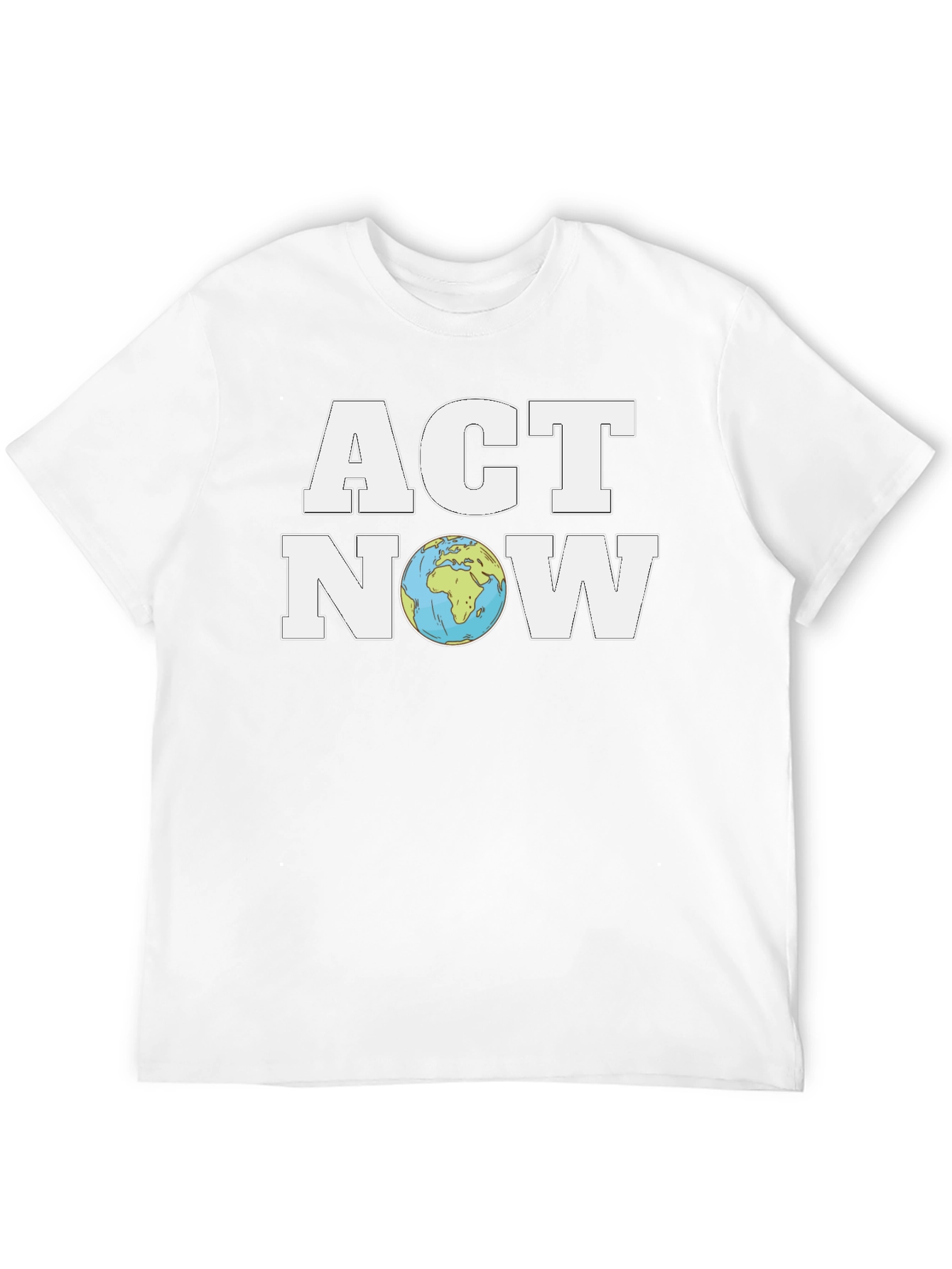 Act Now Earth Graphic T-Shirt