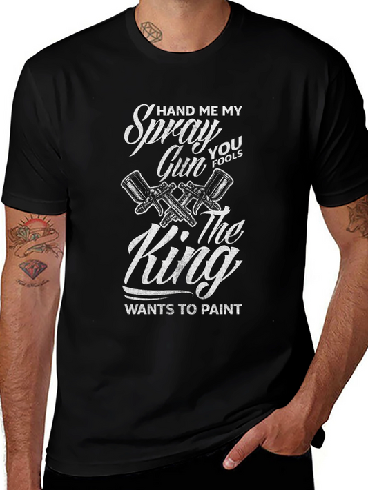 Spray Gun King Graphic T-Shirt