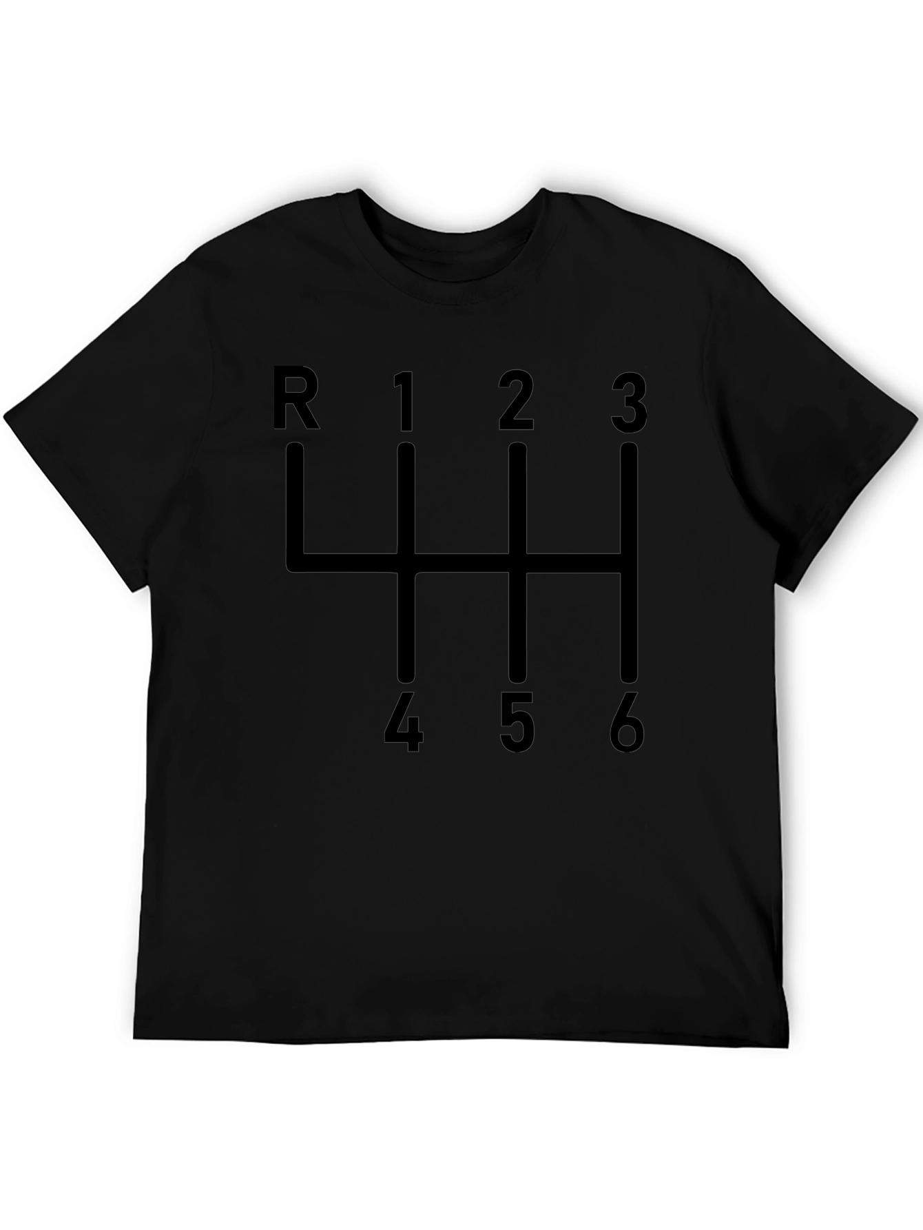 Manual Transmission T-Shirt - 6 Speed Gearbox Design