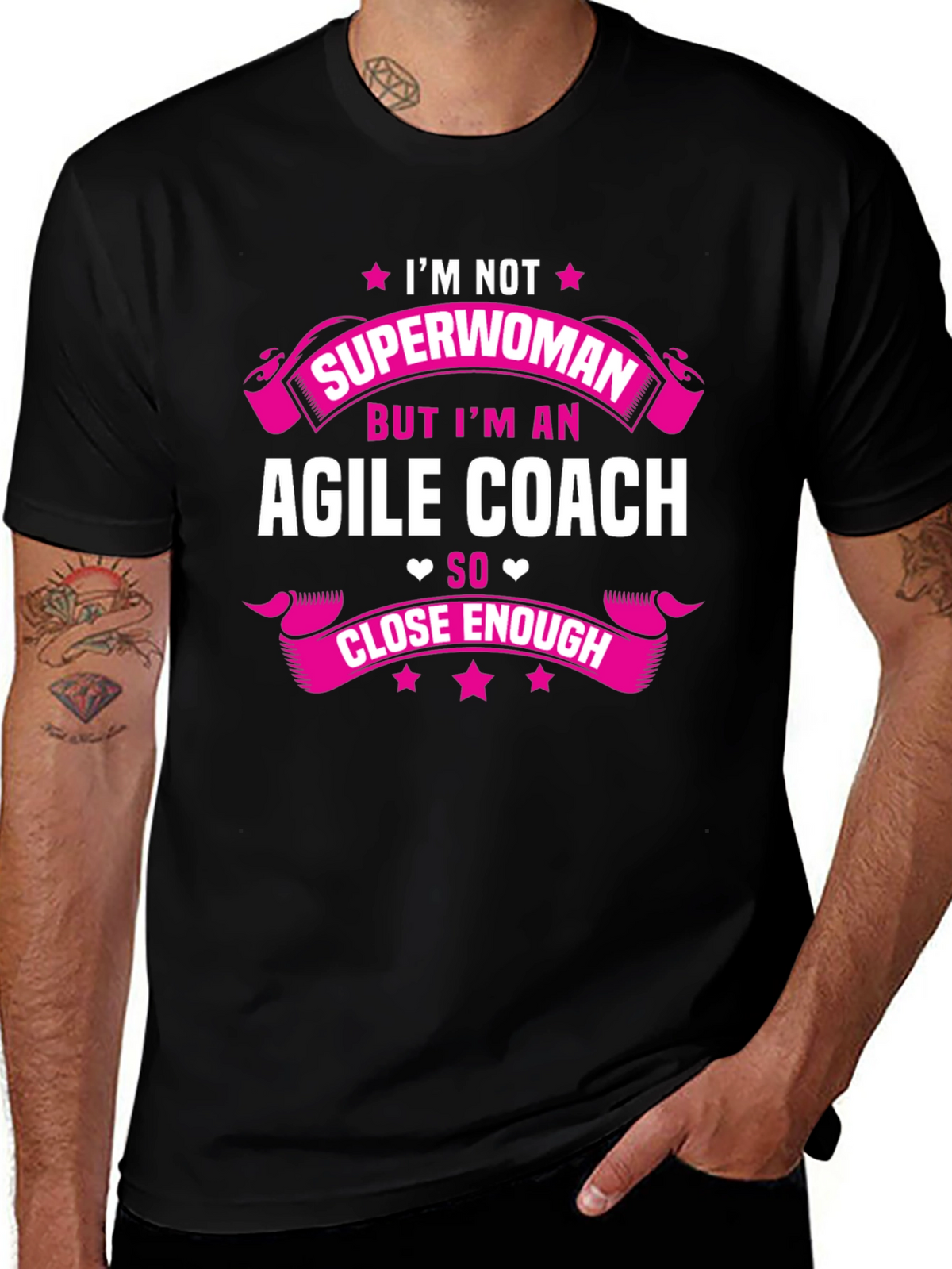 Agile Coach Superwoman Funny T-Shirt