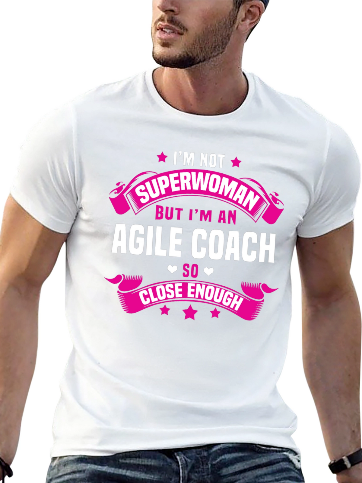 Agile Coach Superwoman Funny T-Shirt