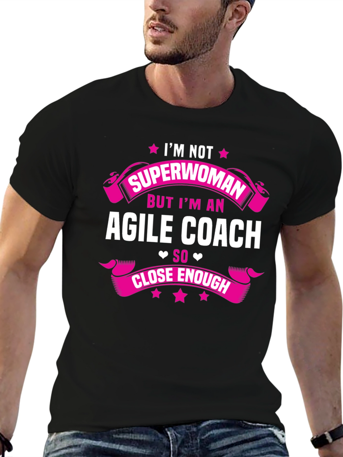 Agile Coach Superwoman Funny T-Shirt