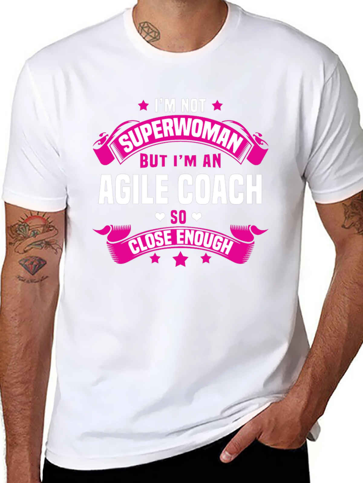 Agile Coach Superwoman Funny T-Shirt